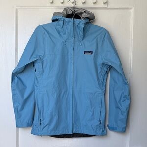 Patagonia Light Blue Torrentshell 3L Rain Jacket